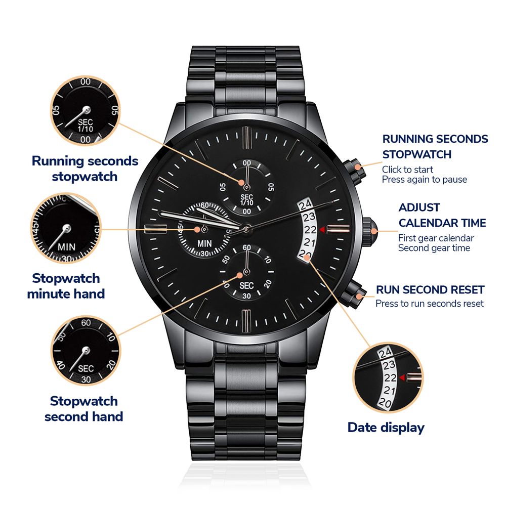 The Perfect Watch for a Man in Your Life, Stainless Steel with Custom Engraving