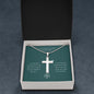Husband Gift from God Stainless Steel Cross Necklace with Ball Chain