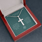 Husband Gift from God Stainless Steel Cross Necklace with Ball Chain