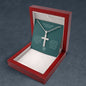 Husband Gift from God Stainless Steel Cross Necklace with Ball Chain