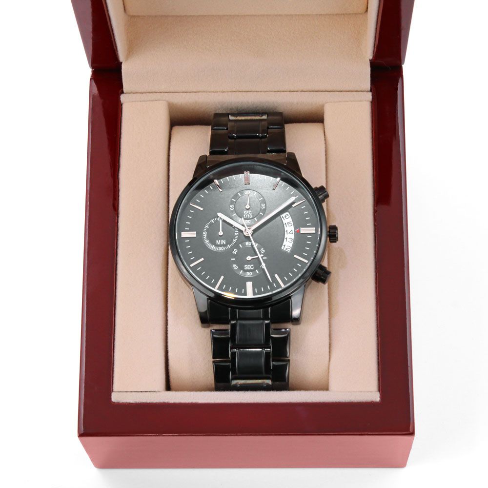 The Perfect Watch for a Man in Your Life, Stainless Steel with Custom Engraving