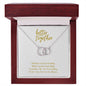 Better Together Perfect Pair Necklace 14k White Gold Finish, white