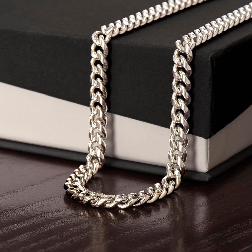 Best Dad Chain Link Stainless Steel Necklace Tool Theme