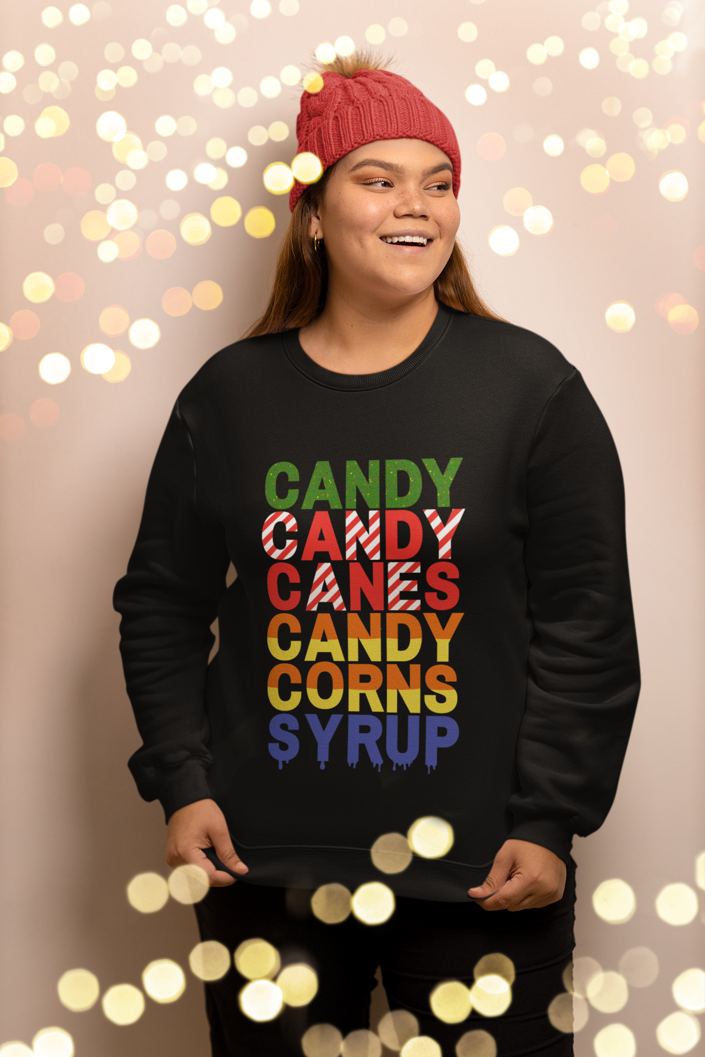 Candy sales corn sweatshirt
