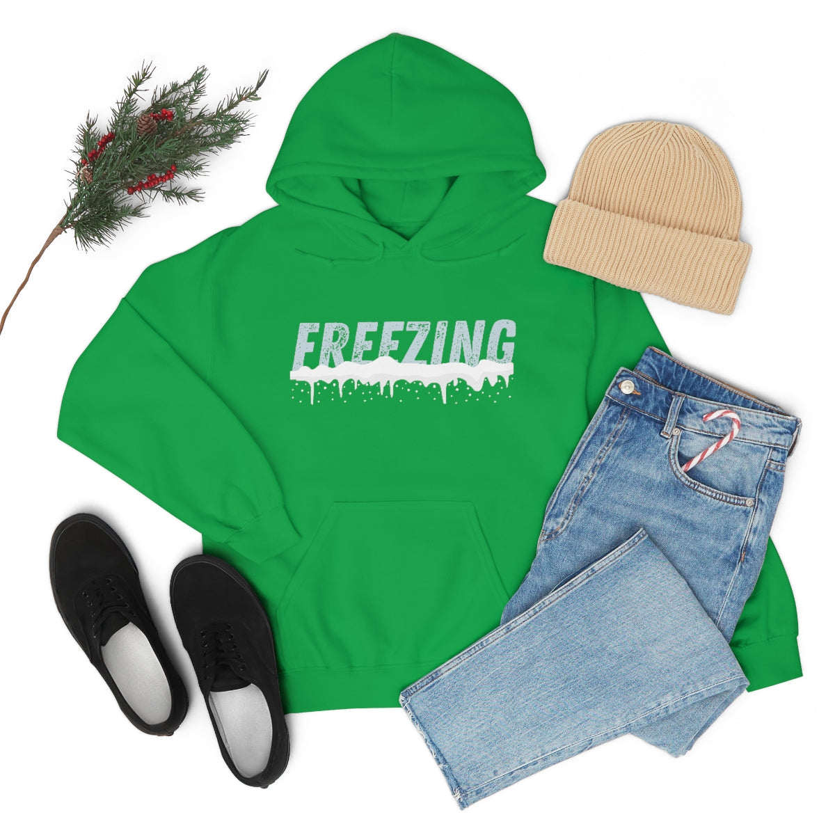 Freezing Heavy Blend™ Hoodie, Unisex sizes S-5XL Available in 9 colors