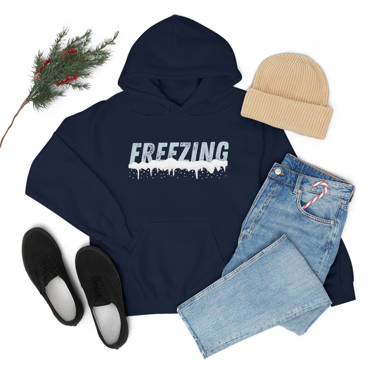 Freezing Heavy Blend™ Hoodie, Unisex sizes S-5XL Available in 9 colors