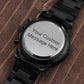The Perfect Watch for a Man in Your Life, Stainless Steel with Custom Engraving