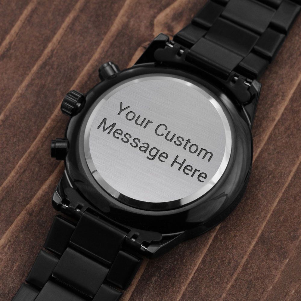 The Perfect Watch for a Man in Your Life, Stainless Steel with Custom Engraving