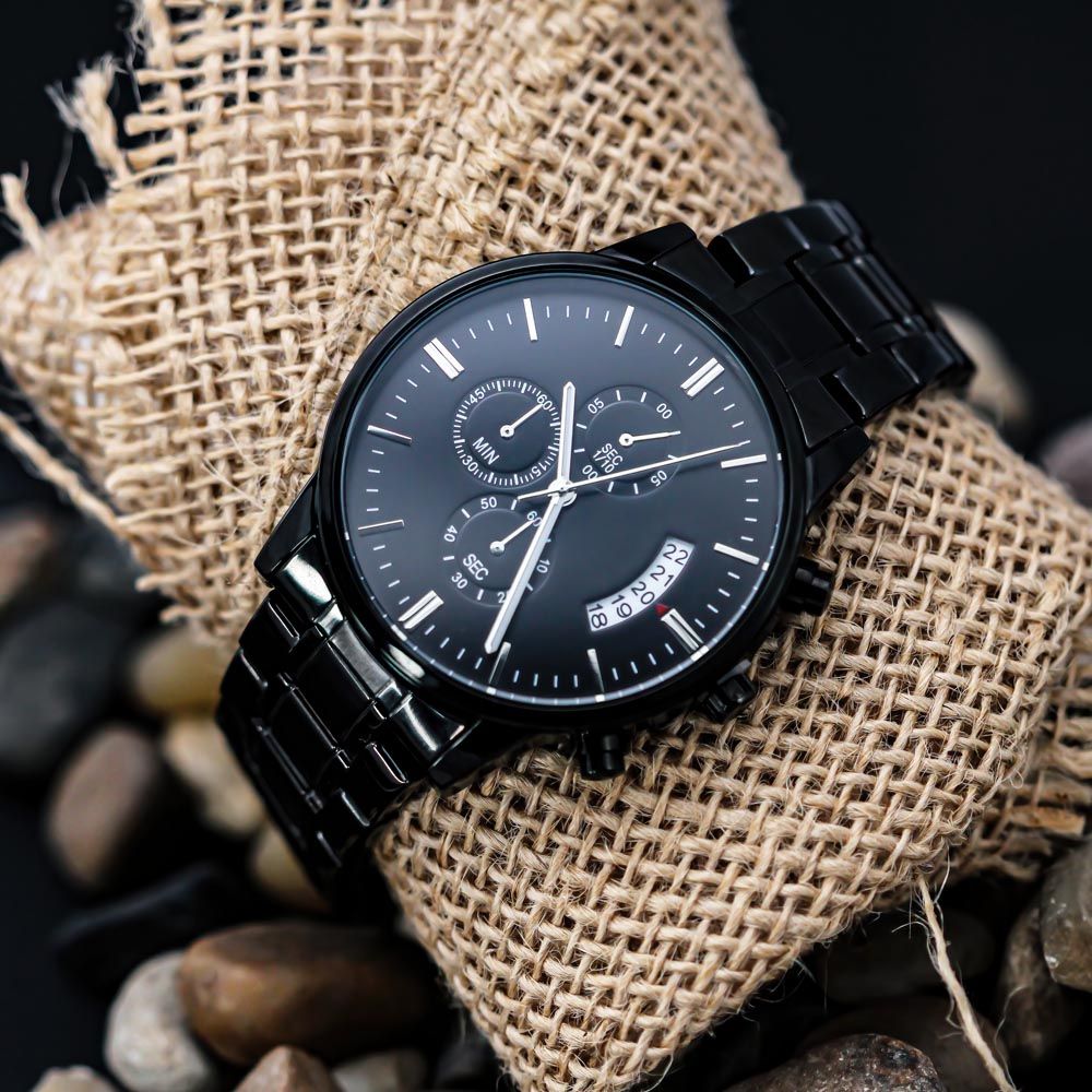 The Perfect Watch for a Man in Your Life, Stainless Steel with Custom Engraving