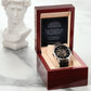 Luxury Men's Openwork Watch, For My Amazing Husband black card