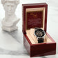 Luxury Men's Openwork Watch, Best Dad Ever Message, red card
