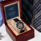 Luxury Men's Openwork Watch, For My Amazing Son