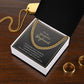 Wonderful Boyfriend Men's Chain Link Necklace Available in Stainless Steel and 14k Yellow Gold Finish, grey card
