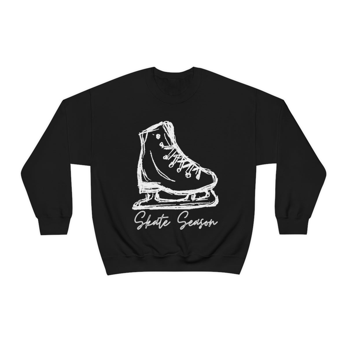 Skate Season Holiday Sweatshirt Available in Red, Green, Black, White, Grey Unisex sizes S-3XL