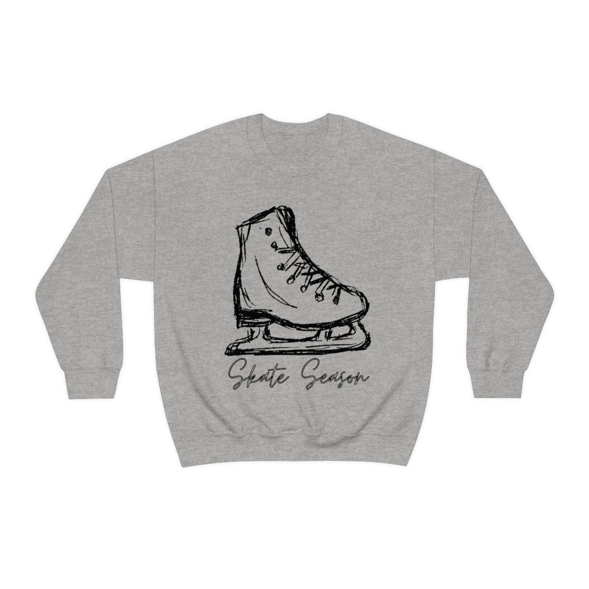 Skate Season Holiday Sweatshirt Available in Red, Green, Black, White, Grey Unisex sizes S-3XL